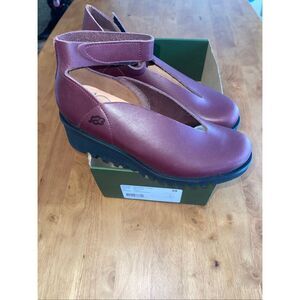 Loints of Holland Selena Ankle Strap Wedge Mary Jane  Women EUR 39 US 8-8.5